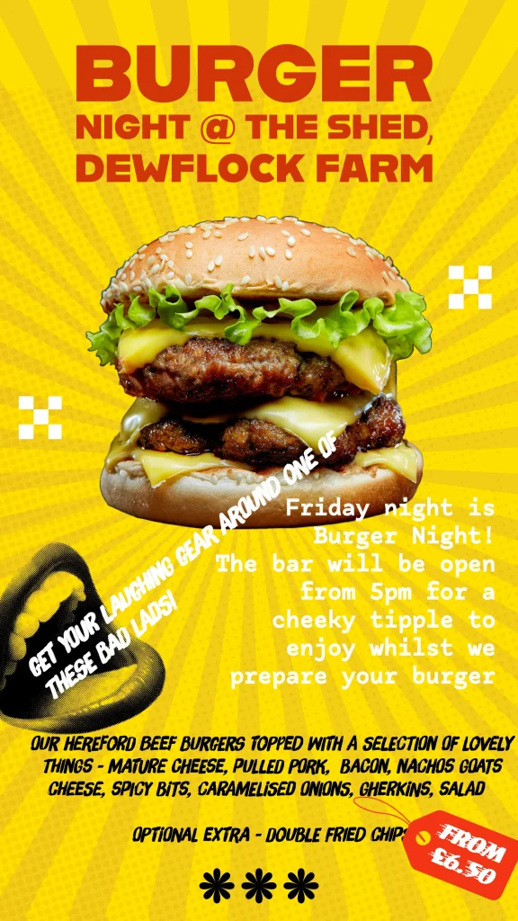 Burger Night @ The Shed